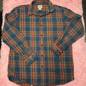 L.L. Bean Men's Plaid Casual Button Down flannel (Two in stock)!!